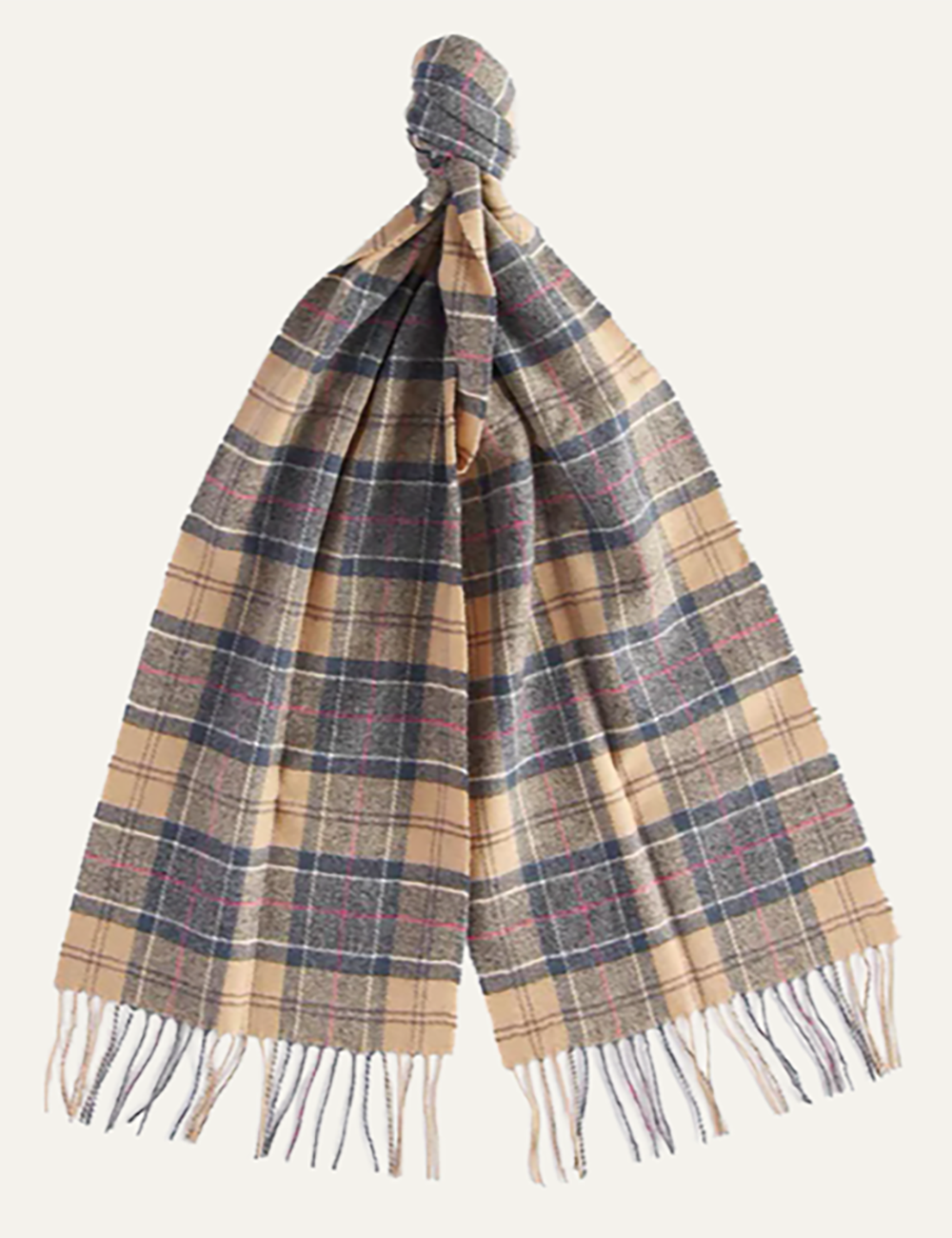 BARBOUR TARTAN LAMBSWOOL SCARF