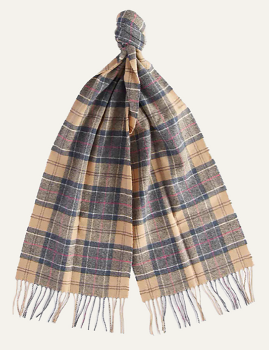 BARBOUR TARTAN LAMBSWOOL SCARF