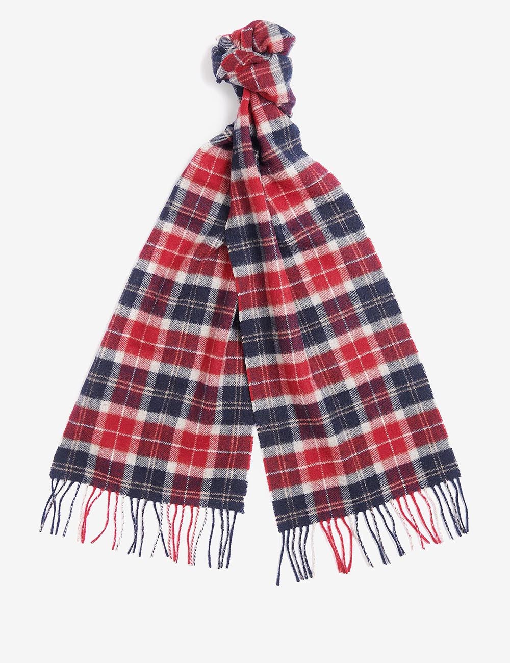 BARBOUR TARTAN LAMBSWOOL SCARF