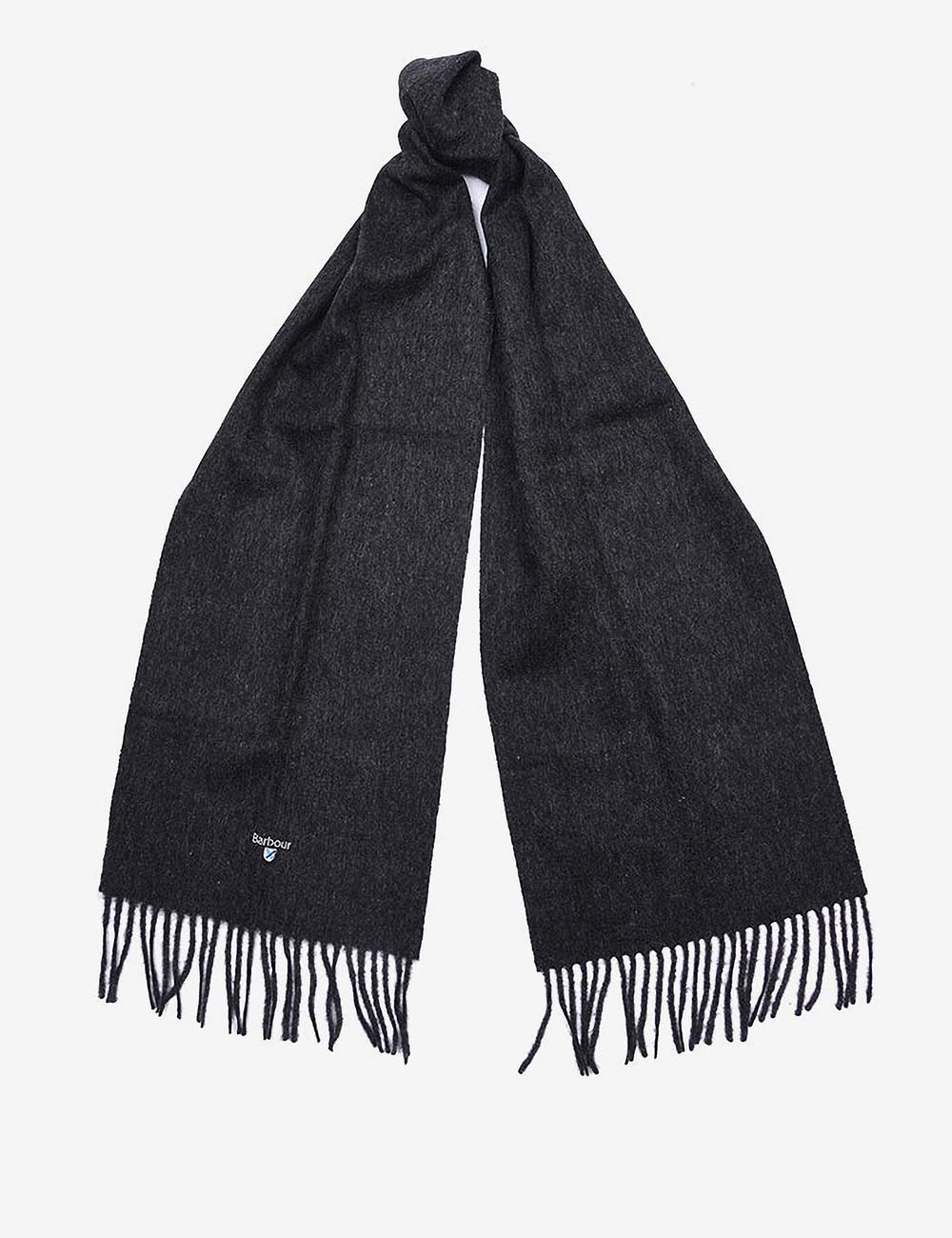 BARBOUR PLAIN LAMBSWOOL SCARF