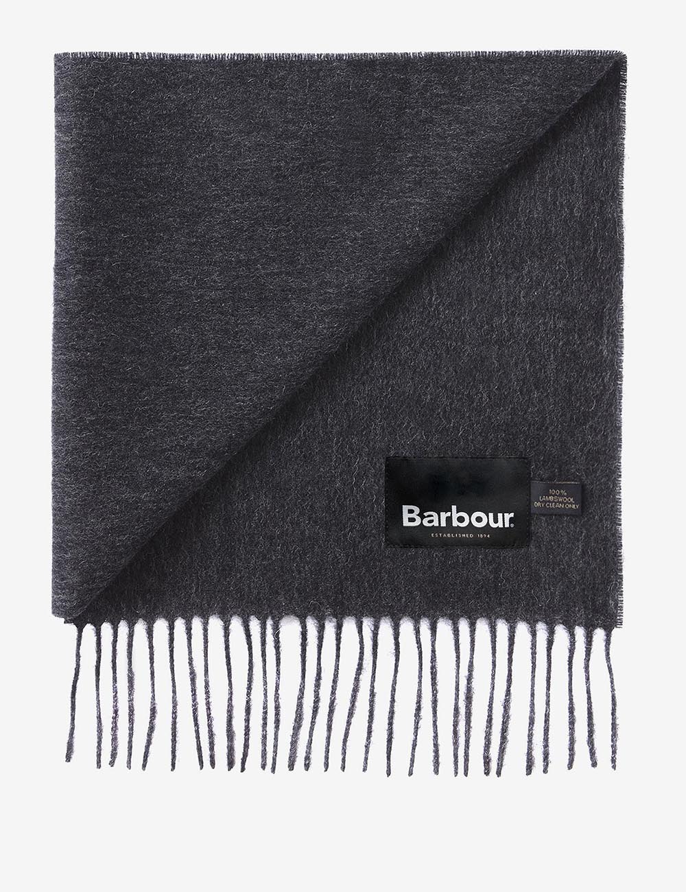 BARBOUR PLAIN LAMBSWOOL SCARF