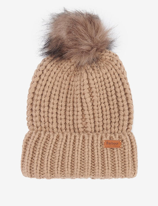 BARBOUR SALTBURN BEANIE BE11 ECRU