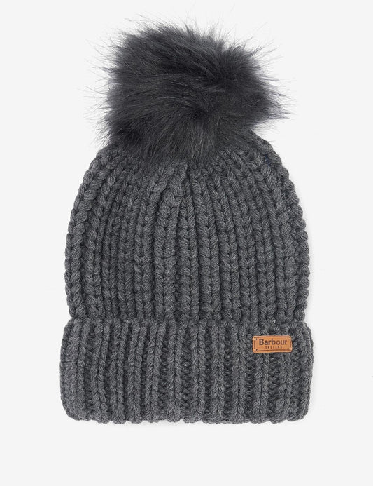 BARBOUR SALTBURN BEANIE CH11 CHARCOAL