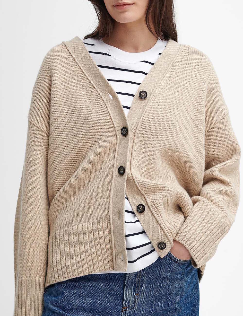 BARBOUR JONI KNITTED CARDIGAN