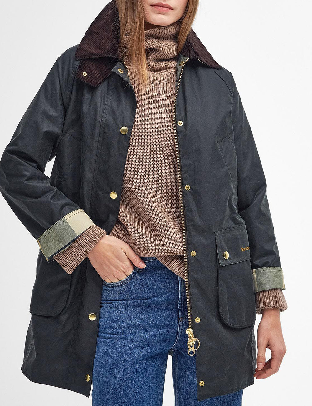 BARBOUR LONG BEADNELL WAX