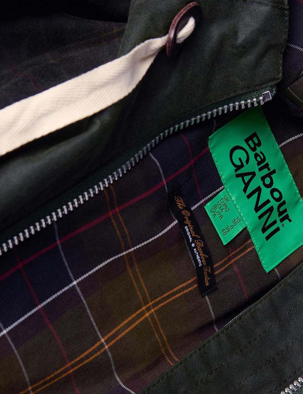 BARBOUR GANNI WAX PARKA