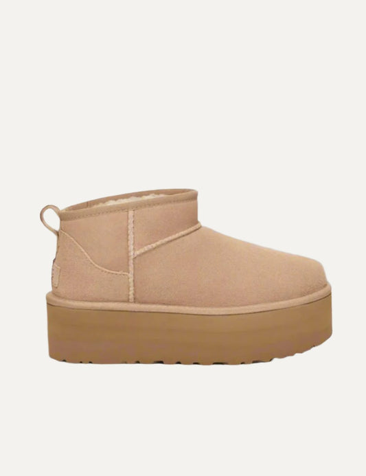 UGG CLASSIC ULTRA MINI PLATFORM SAND