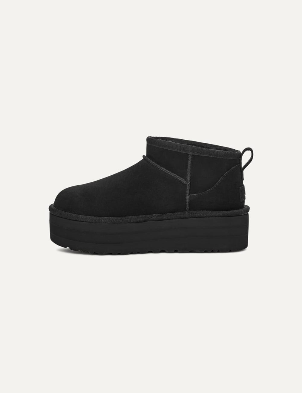 UGG CLASSIC ULTRA MINI PLATFORM BLACK