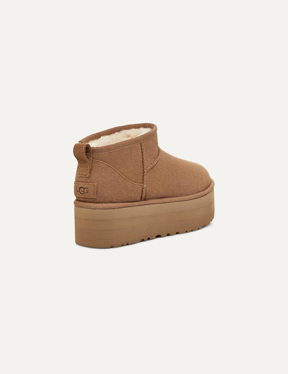 UGG CLASSIC ULTRA MINI PLATFORM CHESTNUT