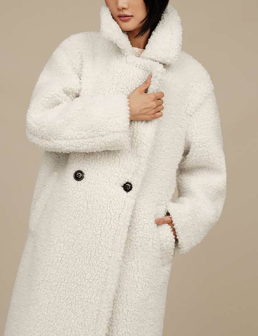 UGG GERTRUDE LONG TEDDY COAT UGG