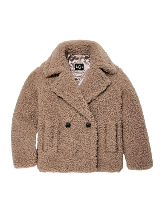 UGG GERTRUDE SHORT TEDDY COAT UGG