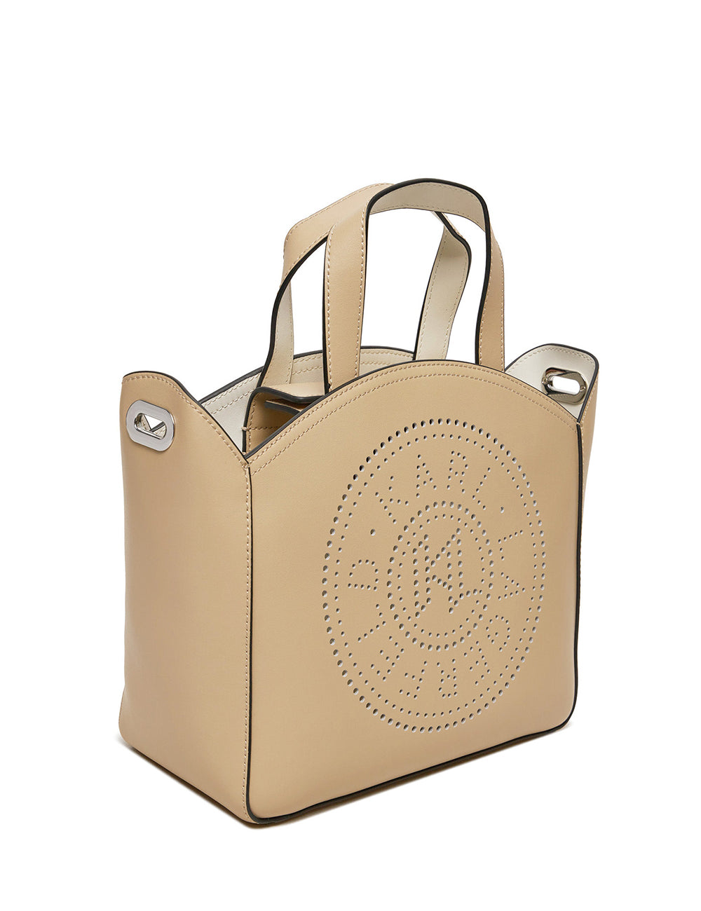 KARL LAGERFELD K/CIRCLE SM TOTE PERFORATED KARL LAGERFELD