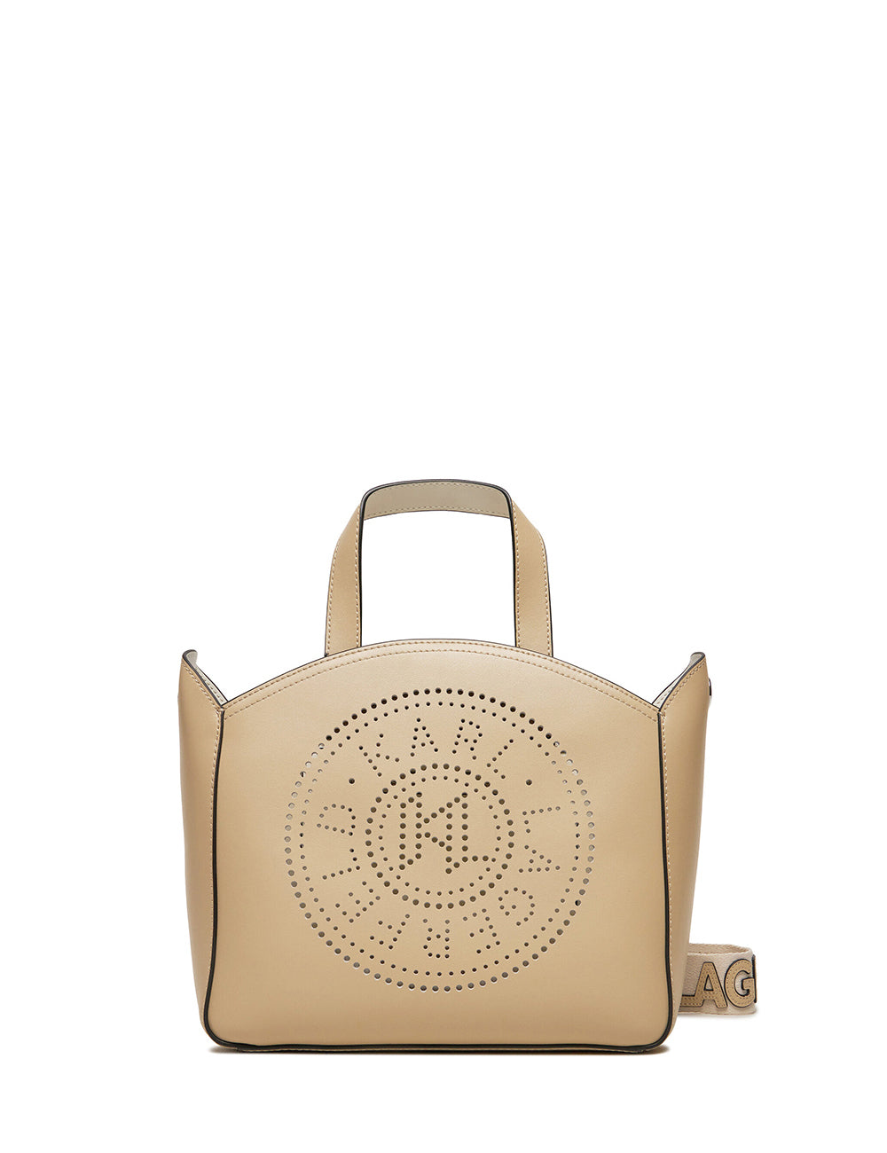 KARL LAGERFELD K/CIRCLE SM TOTE PERFORATED KARL LAGERFELD