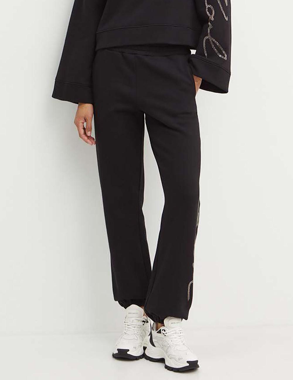 KARL LAGERFELD KARL RHINESTONE SWEATPANTS KARL LAGERFELD