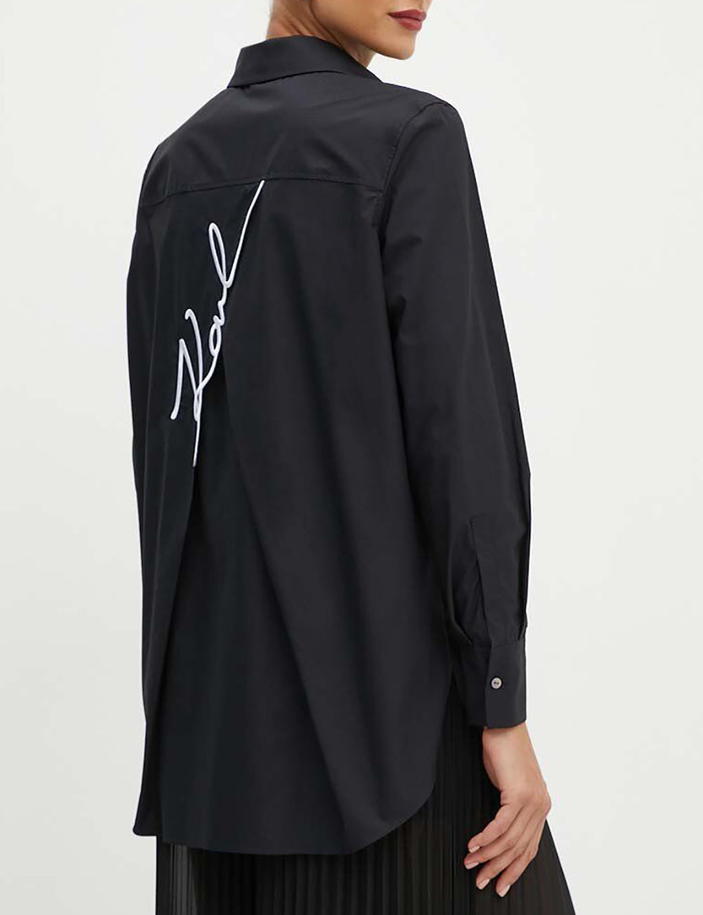 KARL LAGERFELD SIGNATURE TUNIC SHIRT KARL LAGERFELD