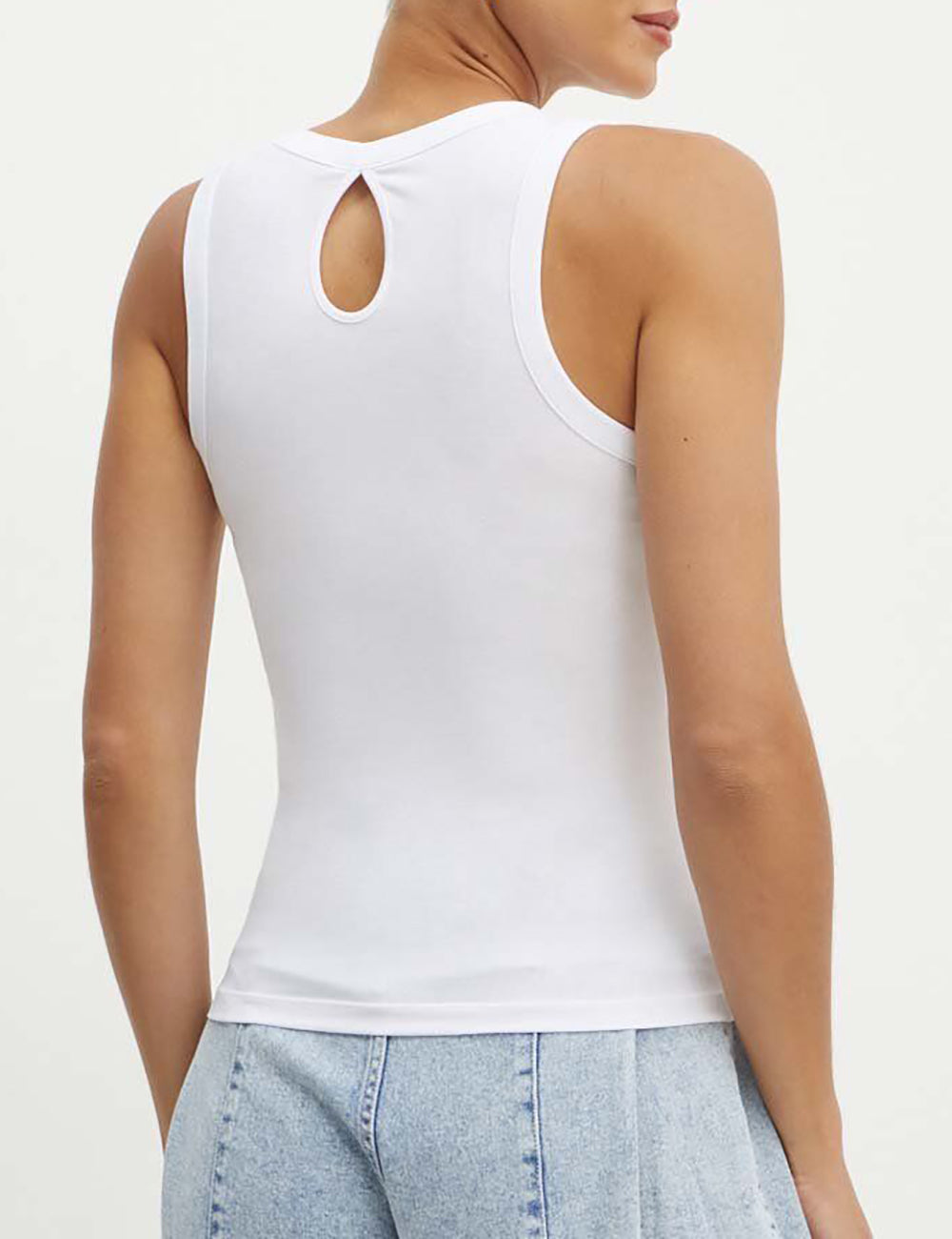 KARL LAGERFELD KARL RHINESTONE TANK TOP KARL LAGERFELD