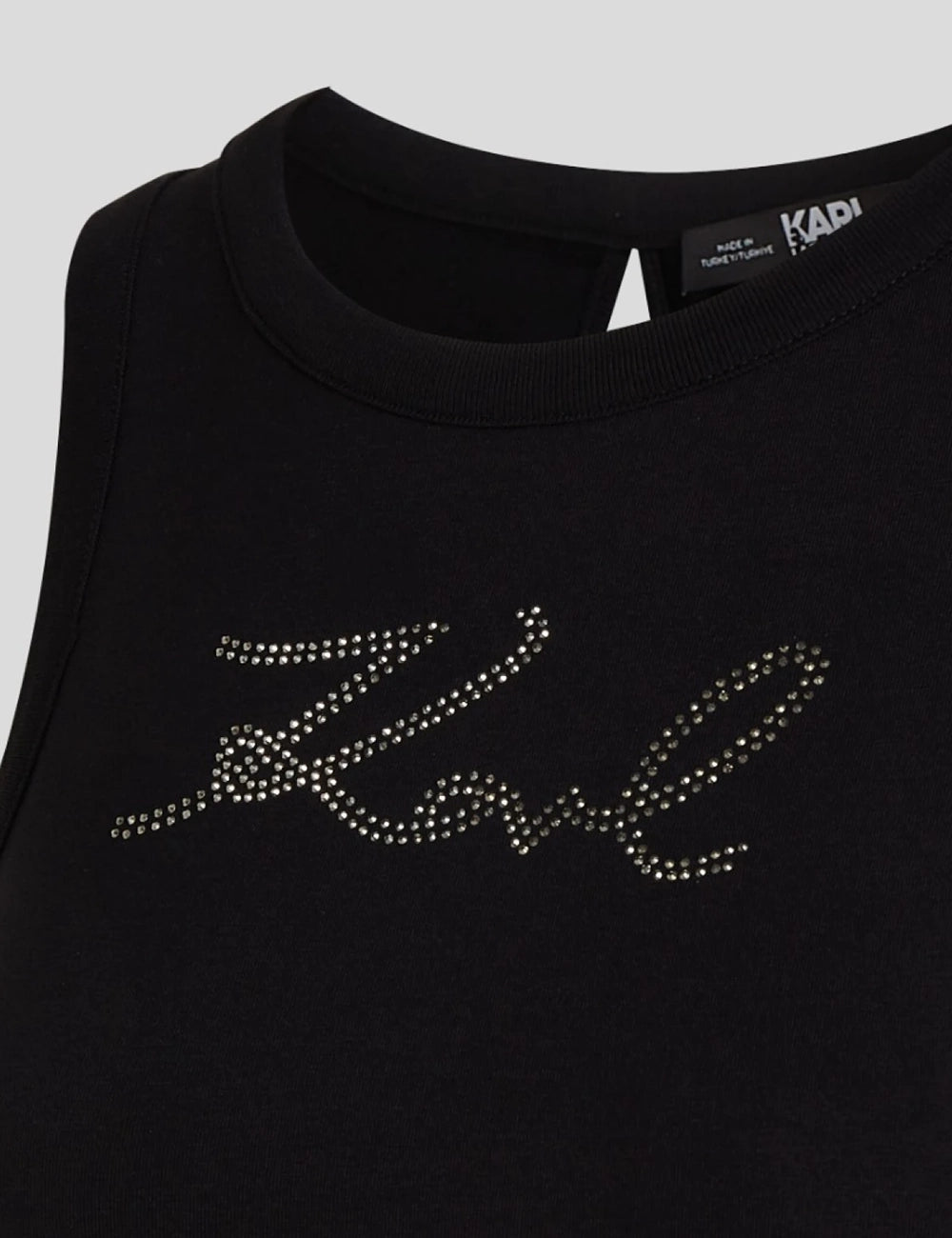 KARL LAGERFELD KARL RHINESTONE TANK TOP KARL LAGERFELD