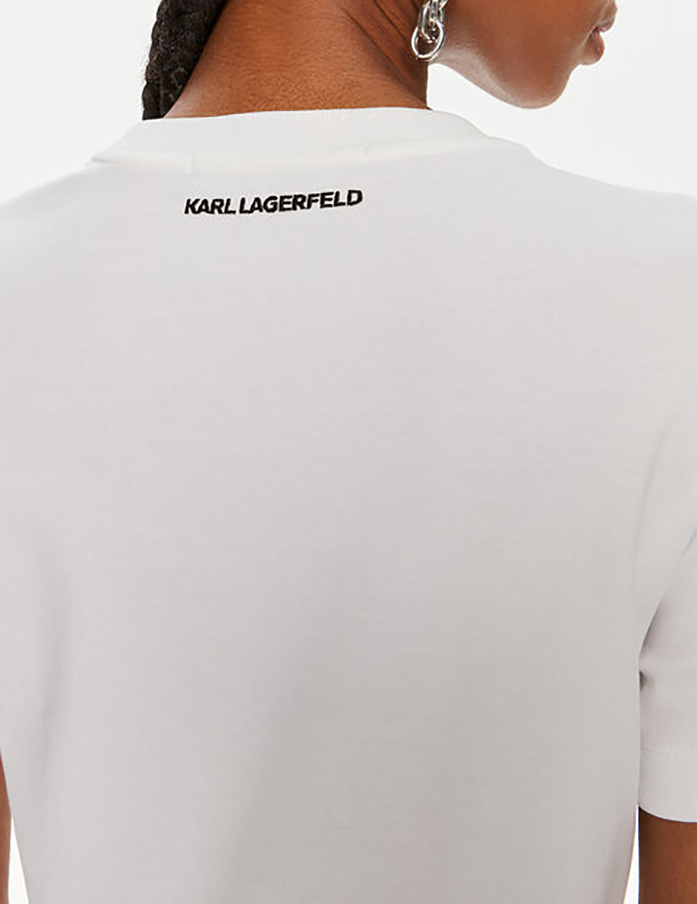 KARL LAGERFELD EMBROIDERY SUNGLASSES T-SHIRT KARL LAGERFELD