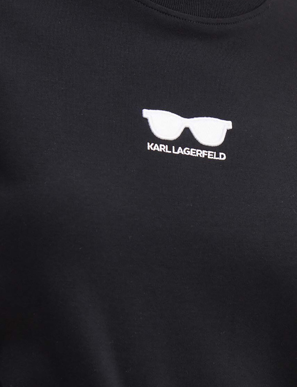 KARL LAGERFELD EMBROIDERY SUNGLASSES T-SHIRT KARL LAGERFELD