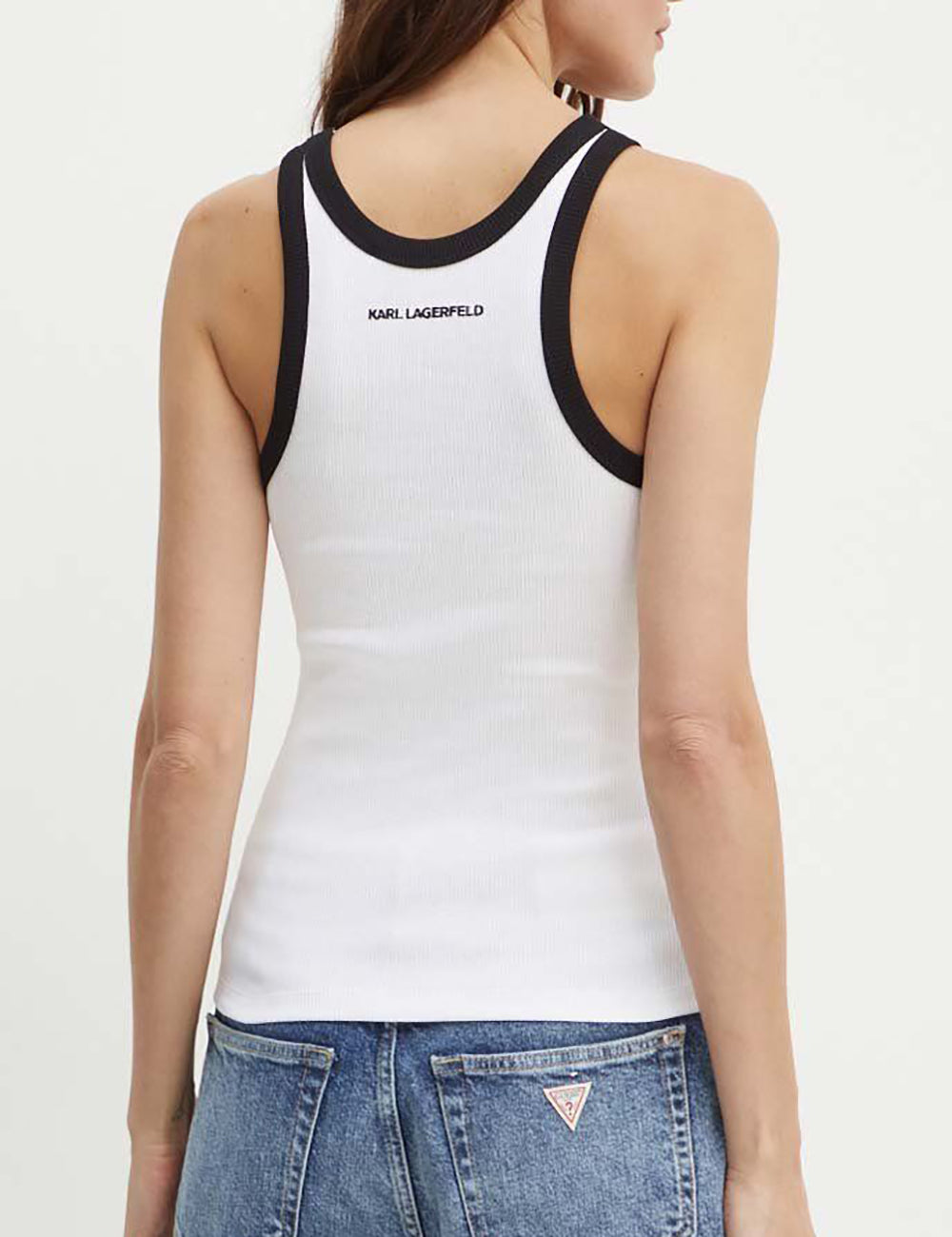 KARL LAGERFELD FASHION TANK TOP W/SUNGLASSES KARL LAGERFELD