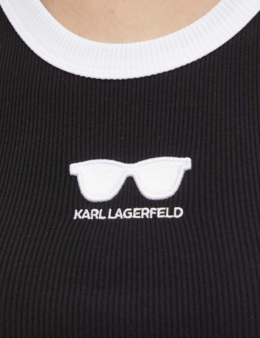 KARL LAGERFELD FASHION TANK TOP W/SUNGLASSES KARL LAGERFELD