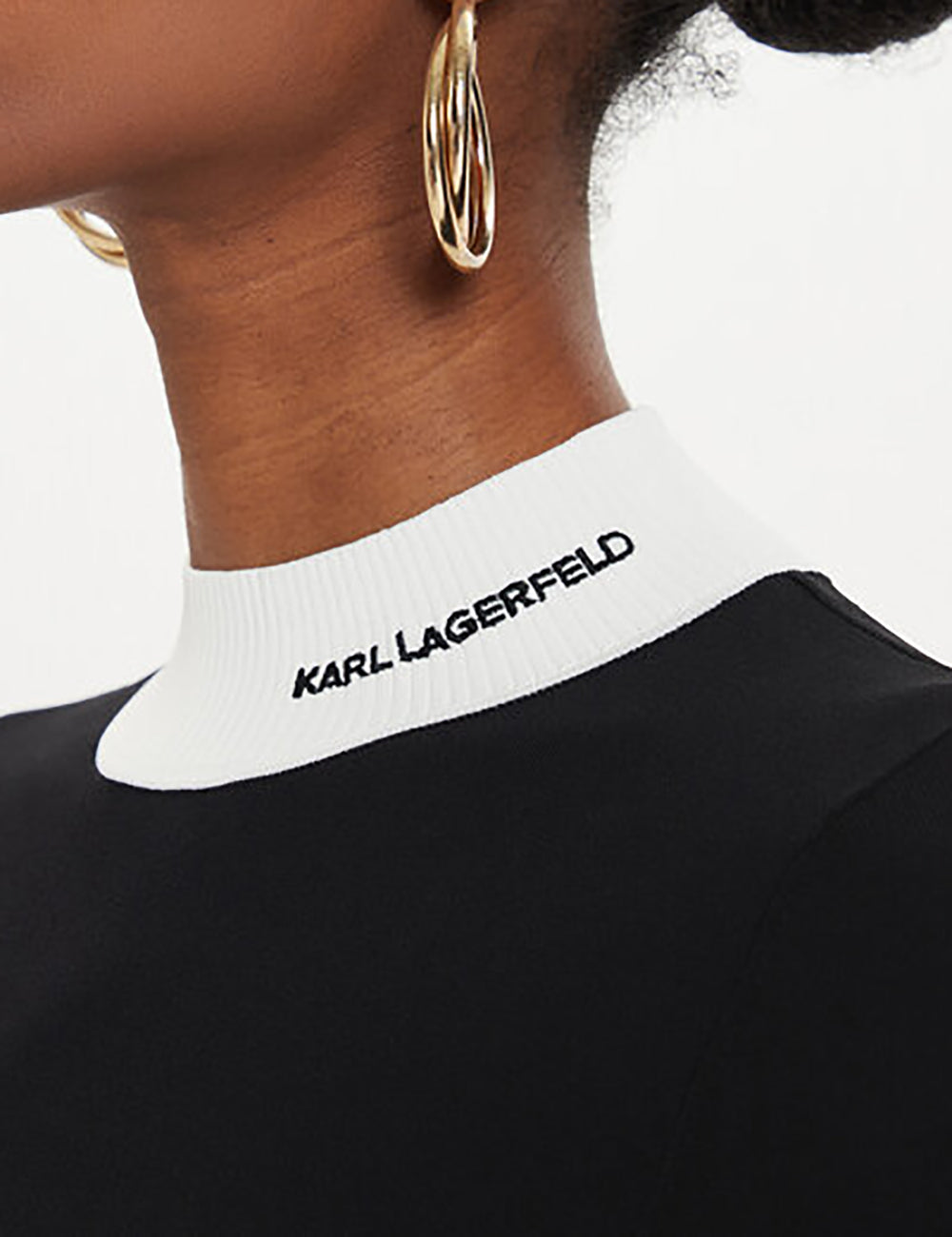 KARL LAGERFELD LOGO TURTLE NECK KARL LAGERFELD