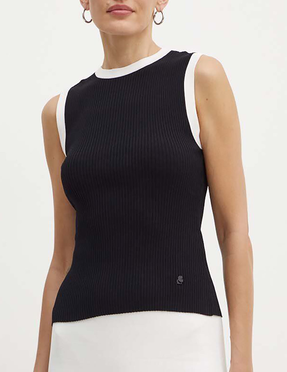 KARL LAGERFELD KNIT TANK TOP KARL LAGERFELD