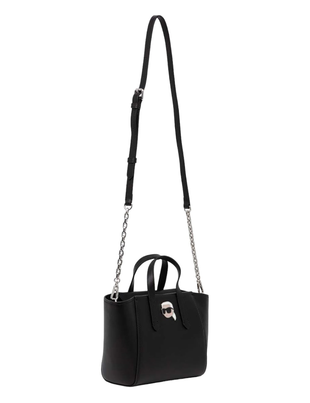 KARL LAGERFELD K/IKONIK 2.0 LEATHER S TOTE PN KARL LAGERFELD