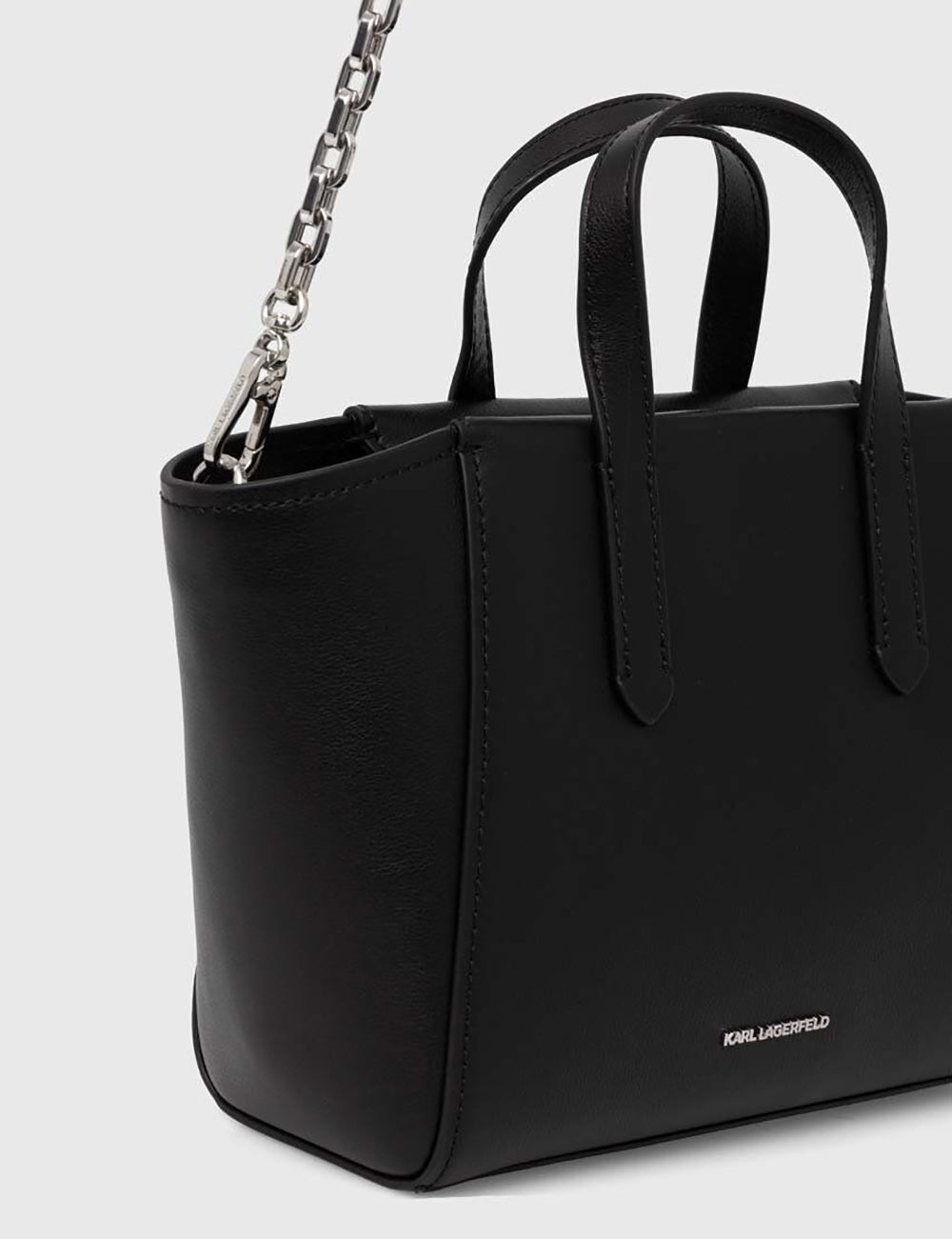 KARL LAGERFELD K/IKONIK 2.0 LEATHER S TOTE PN KARL LAGERFELD