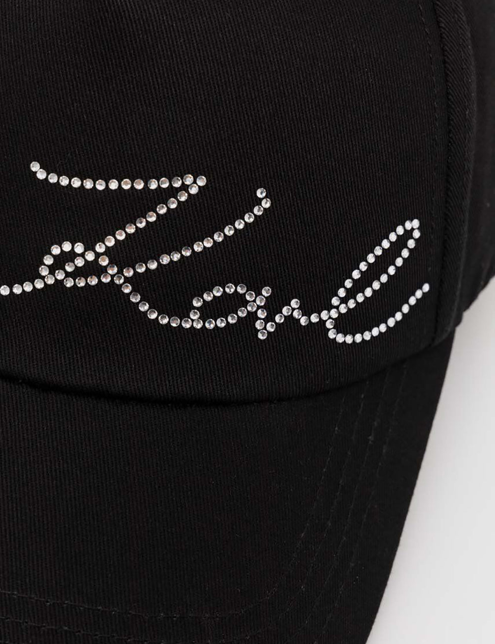 KARL LAGERFELD K/SIGNATURE RHNSTN CAP KARL LAGERFELD