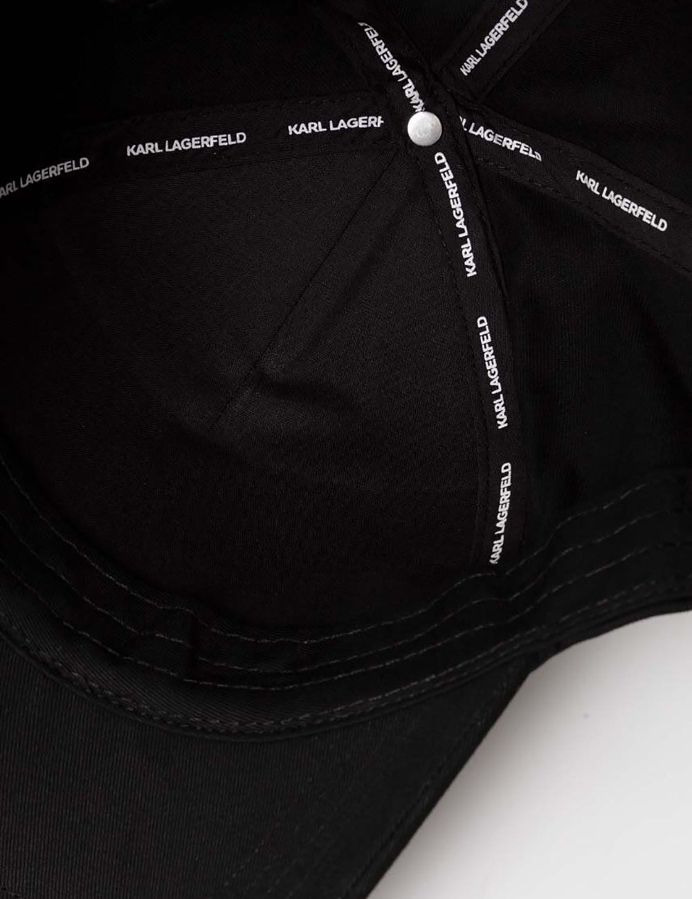 KARL LAGERFELD K/SIGNATURE RHNSTN CAP KARL LAGERFELD