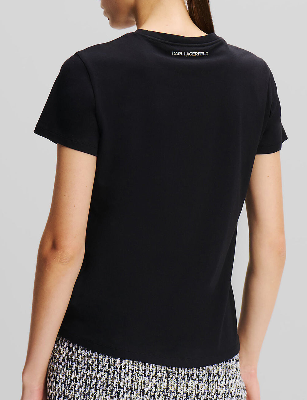 KARL LAGERFELD BOUCLE KARL SIGNATURE T-SHIRT KARL LAGERFELD