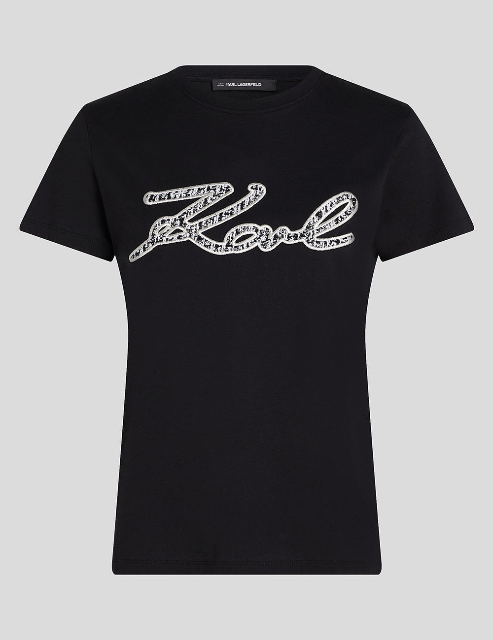 KARL LAGERFELD BOUCLE KARL SIGNATURE T-SHIRT KARL LAGERFELD