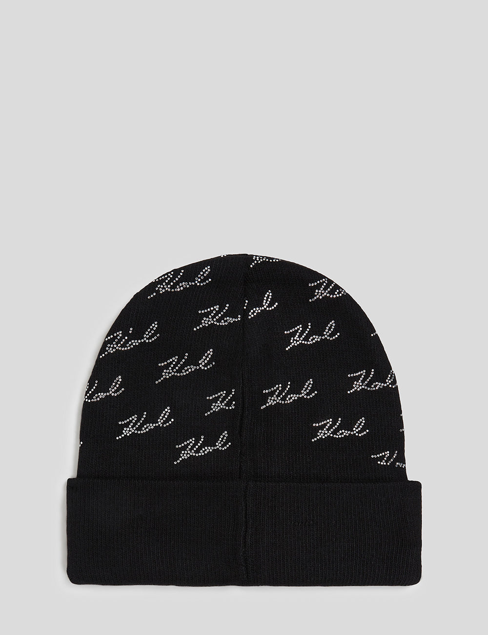 KARL LAGERFELD K/SIGNATURE RHNSTN AOP BEANIE KARL LAGERFELD