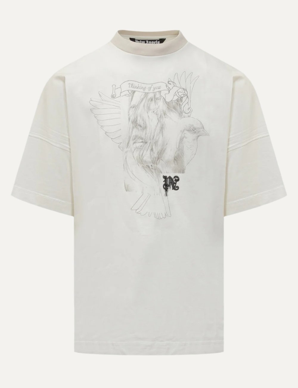 PALM ANGELS PORTRAIT PENCIL OVER TEE