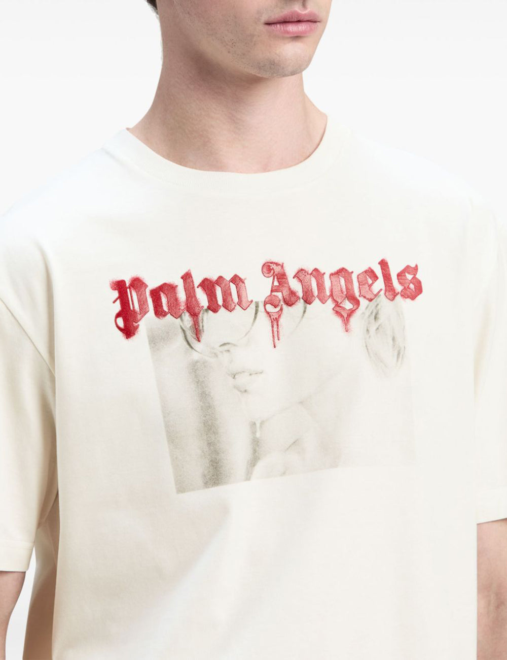 PALM ANGELS PORTRAIT PENCIL CLASSIC TEE