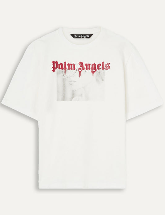 PALM ANGELS PORTRAIT PENCIL CLASSIC TEE