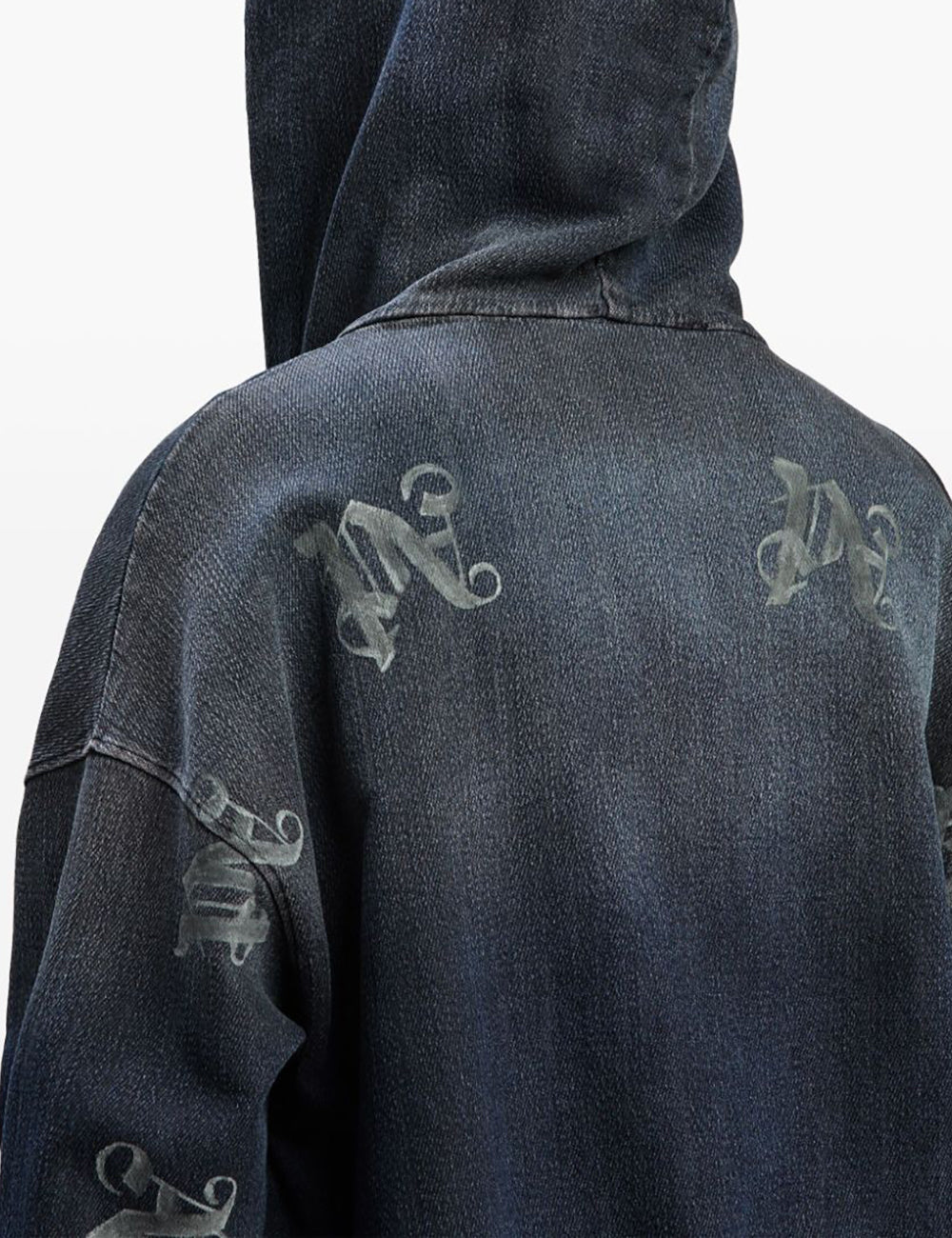 PALM ANGELS MONOGRAM SERIES WASHED HOODY