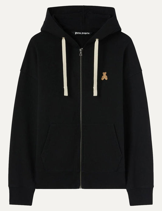 PALM ANGELS BEAR IN MIND ZIP HOODY