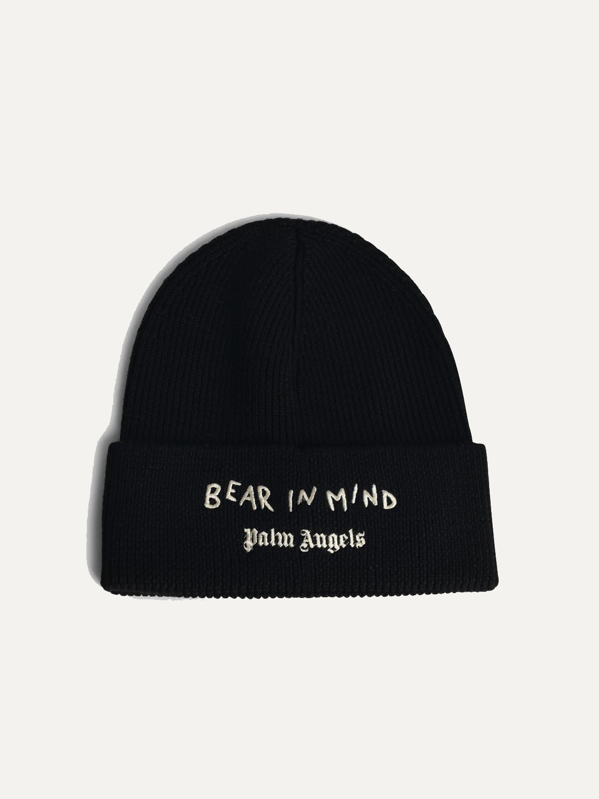 PALM ANGELS BEAR IN MIND BEANIE