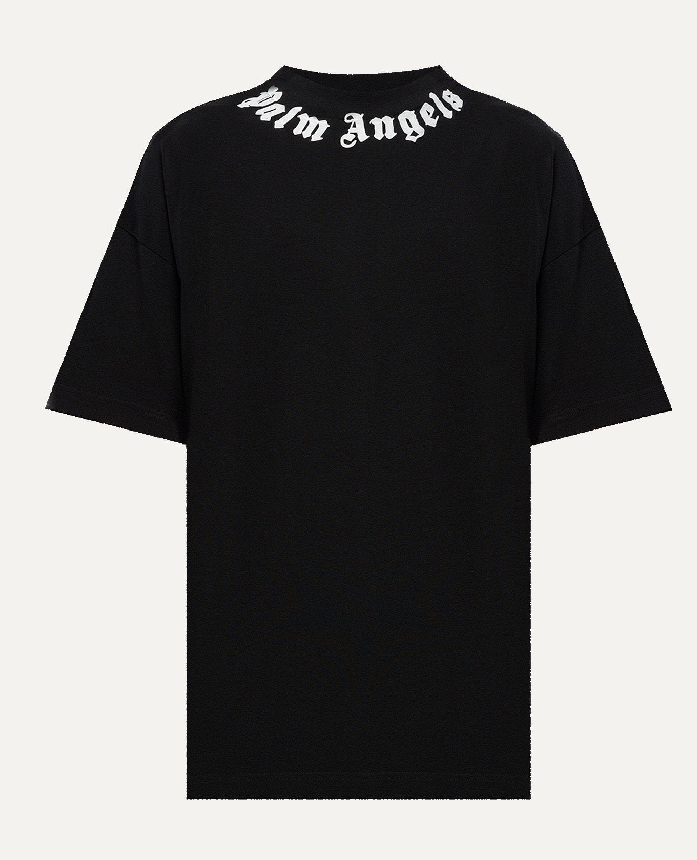 PALM ANGELS NECK LOGO TEE