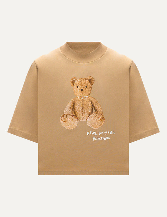 PALM ANGELS BEAR IN MIND CROPPED TEE