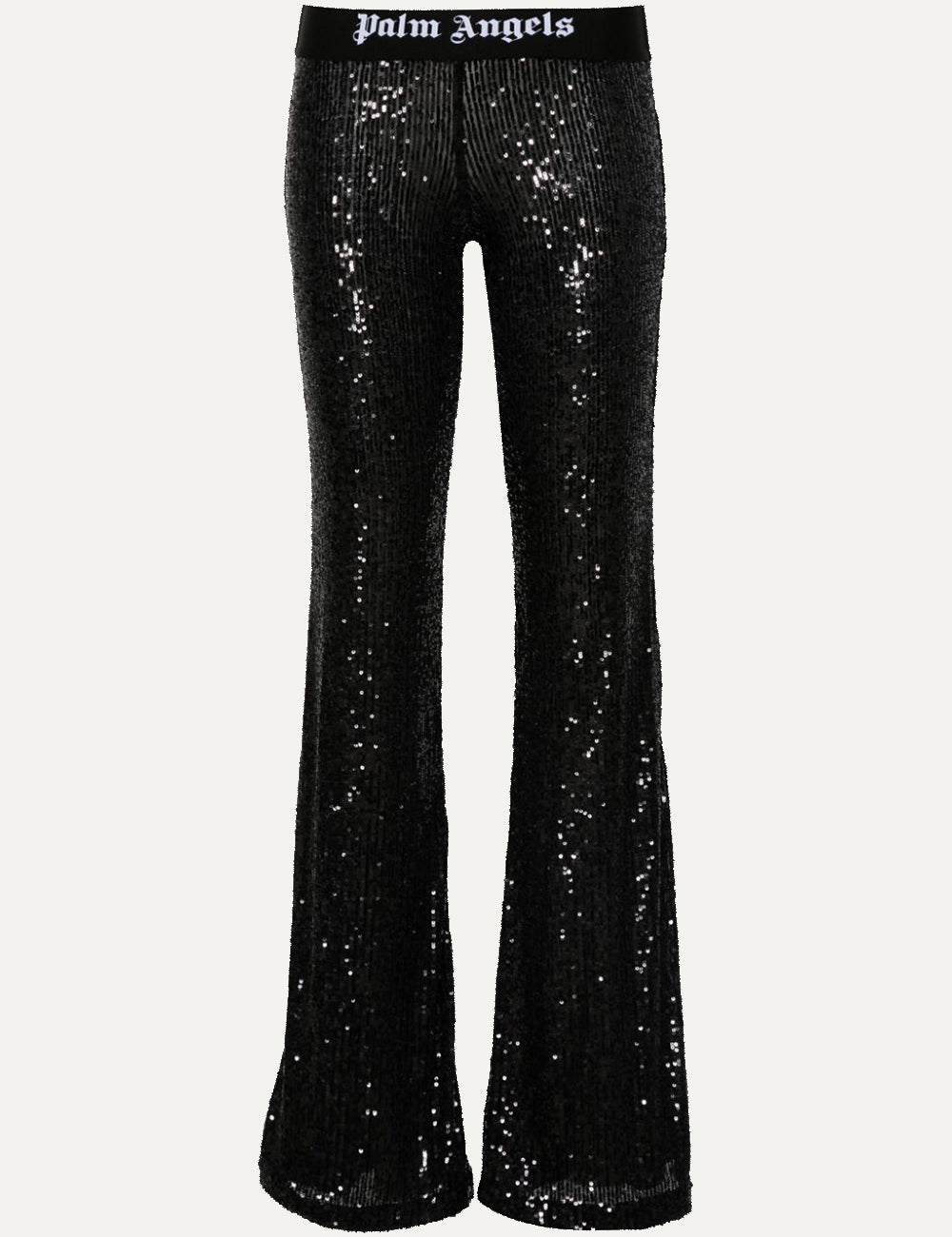 PALM ANGELS B LOGO TAPE SEQUINS FLARE PNT