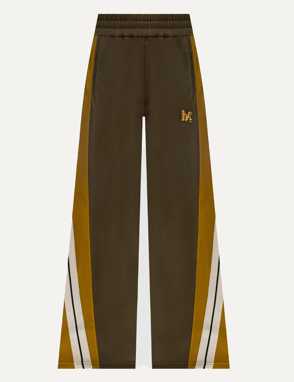 PALM ANGELS MONOGRAM CB WIDE TRACK PANTS