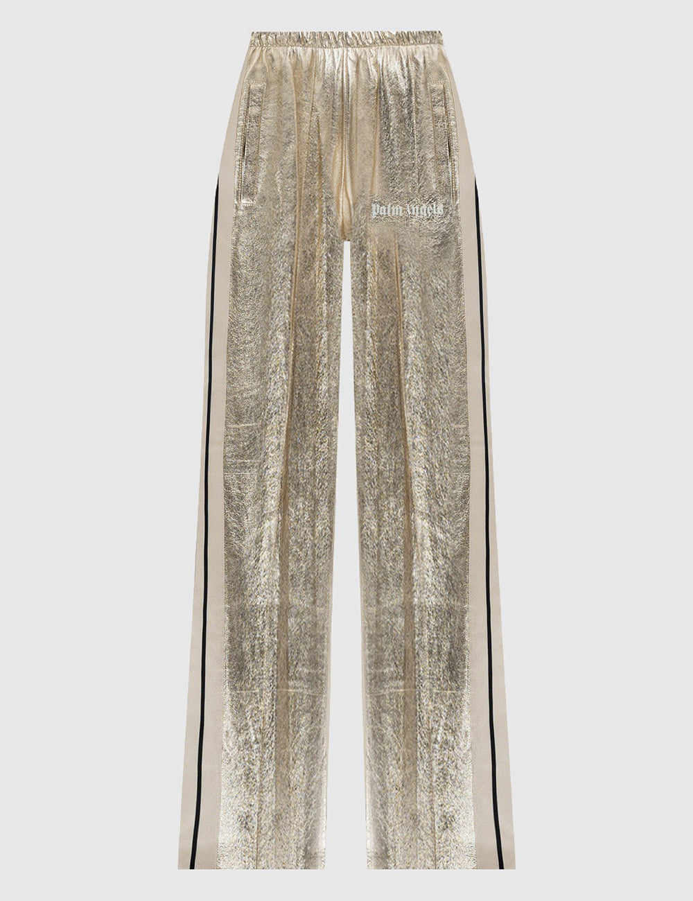 PALM ANGELS LAMINATED TRACK LOOSE PANTS