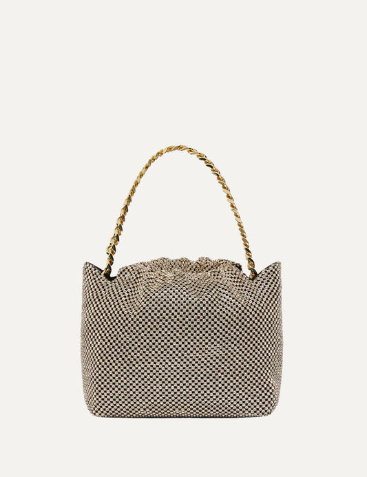 PINKO ATALANTA POUCH MAGLIA STRASS