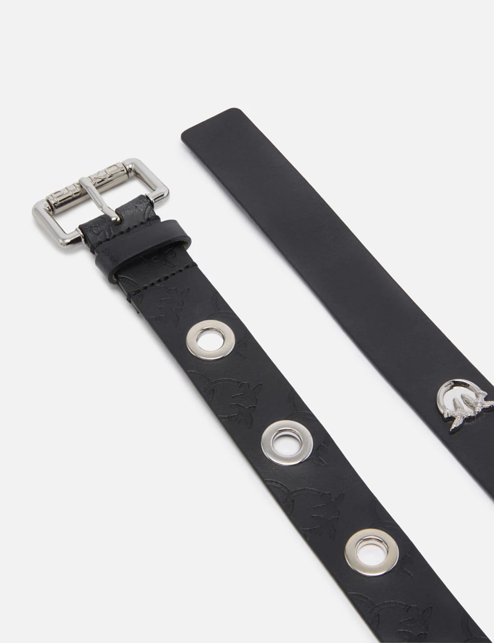 PINKO AMANTANI H3 BELT VITELLO ST.MONOGRAM+OCCHIELLI PIATTI