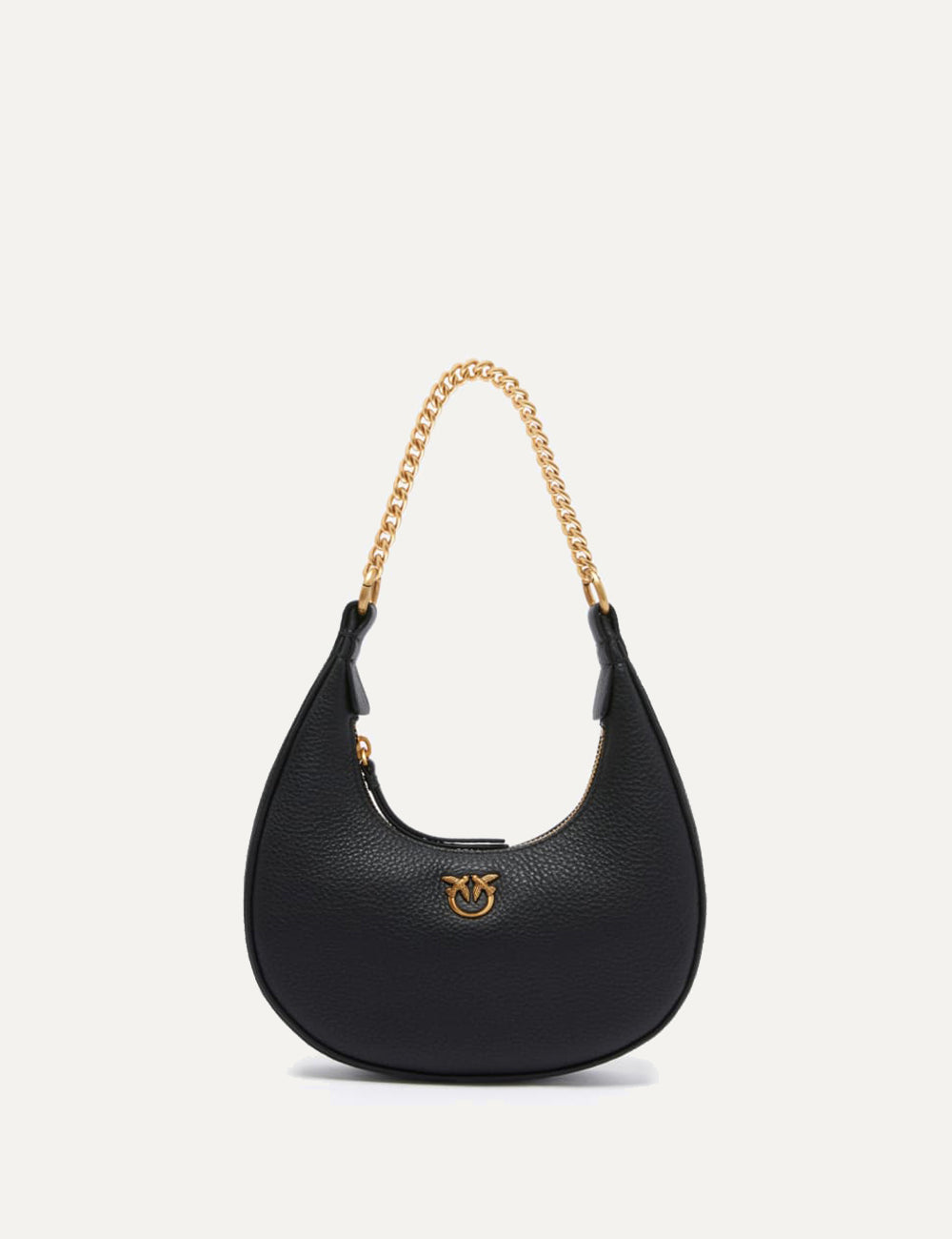 PINKO BRIOCHE HOBO MINI PELLE BOTTALATA