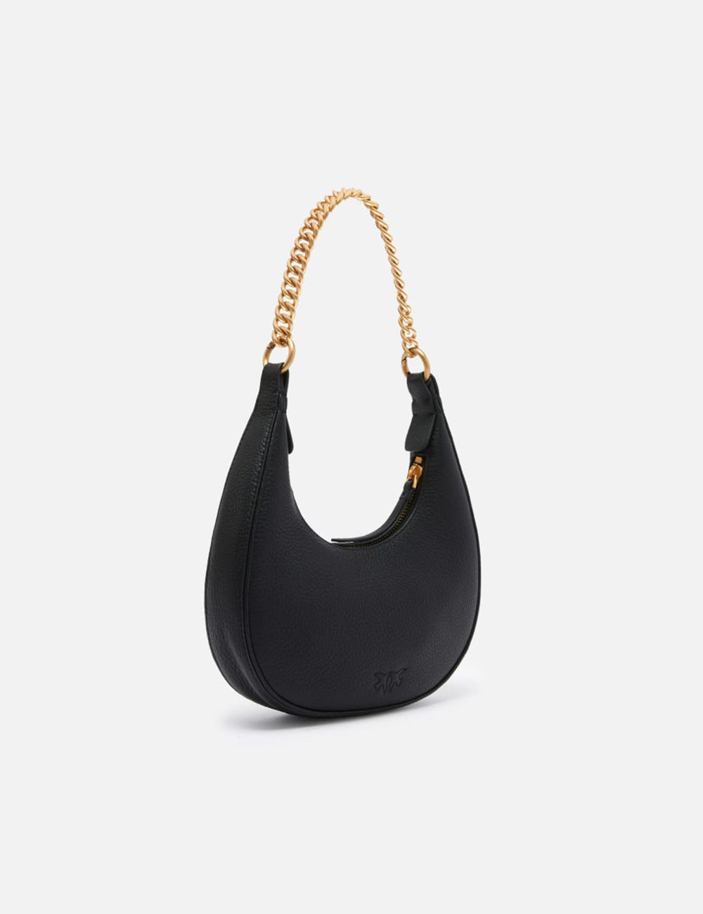 PINKO BRIOCHE HOBO MINI PELLE BOTTALATA