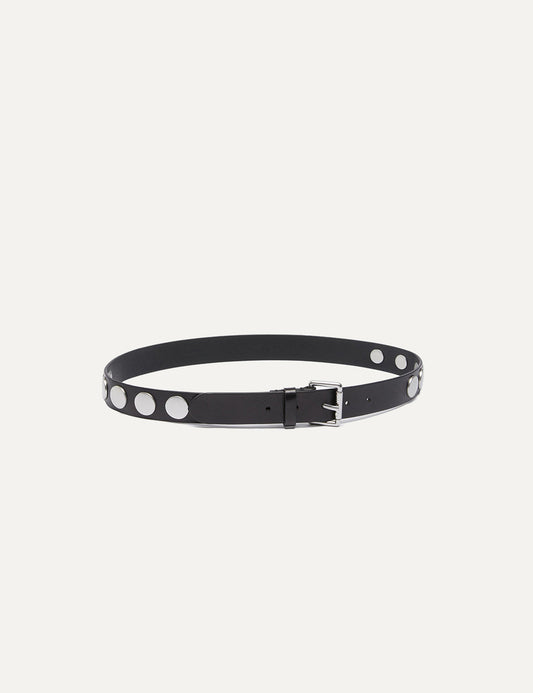 PINKO SUASI H3 BELT CUOIO INVECCHIATO LUCIDO+BORCHIE